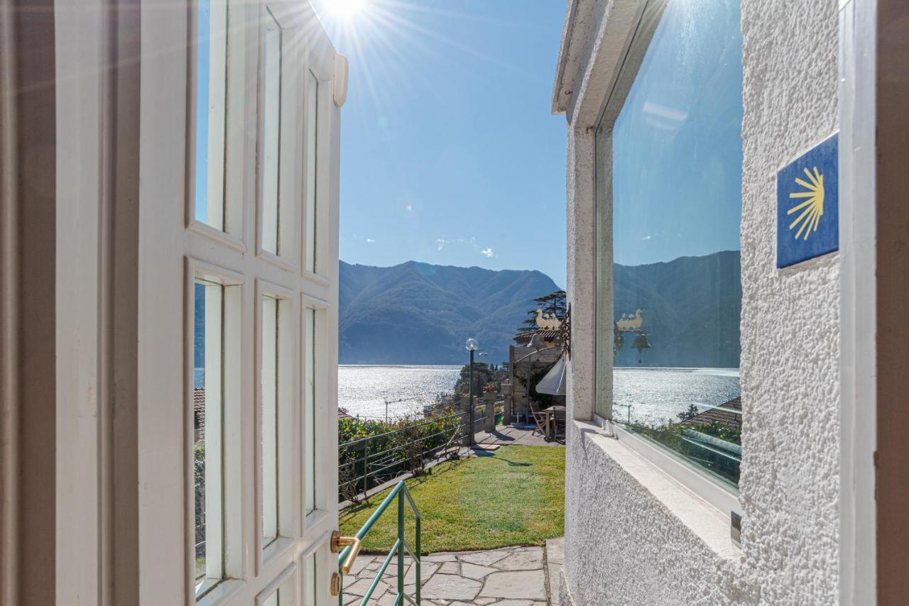 Casa Bambu - Splendida Vista Lago E Posto Auto ลาโญ ภายนอก รูปภาพ